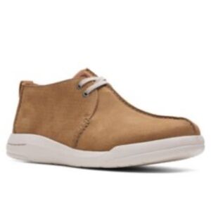 Clarks Men’s Driftaway Seam‎ Slip on Sneaker Sz 10 Tan Suede Lightweight Travel